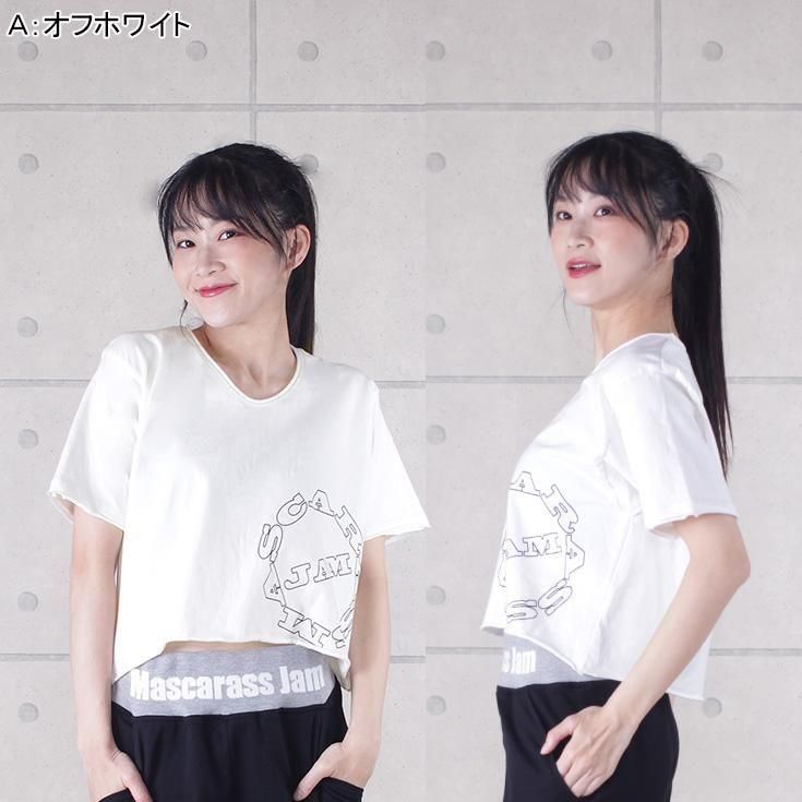 MJ☆ラウンドロゴショートトップス - D2Cブランド☆マスカラス