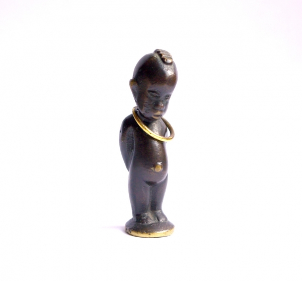 Anonymous / Brass object / standing boy