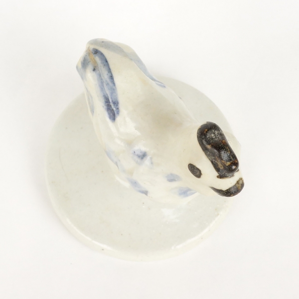李朝餅型　白磁櫛目文 李朝 白磁餅型（1392–1897 CE） | 入蘆花（ロカニイル）