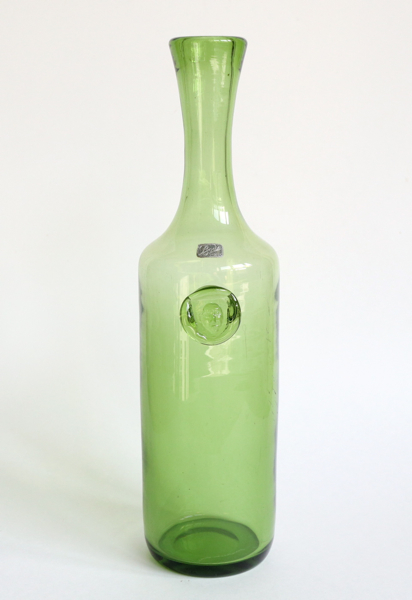 Erik Hoglund/Boda/Hand Made Vase/Green