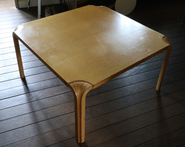 レア Artek Aalto アアルト コーヒーテーブル X-Leg