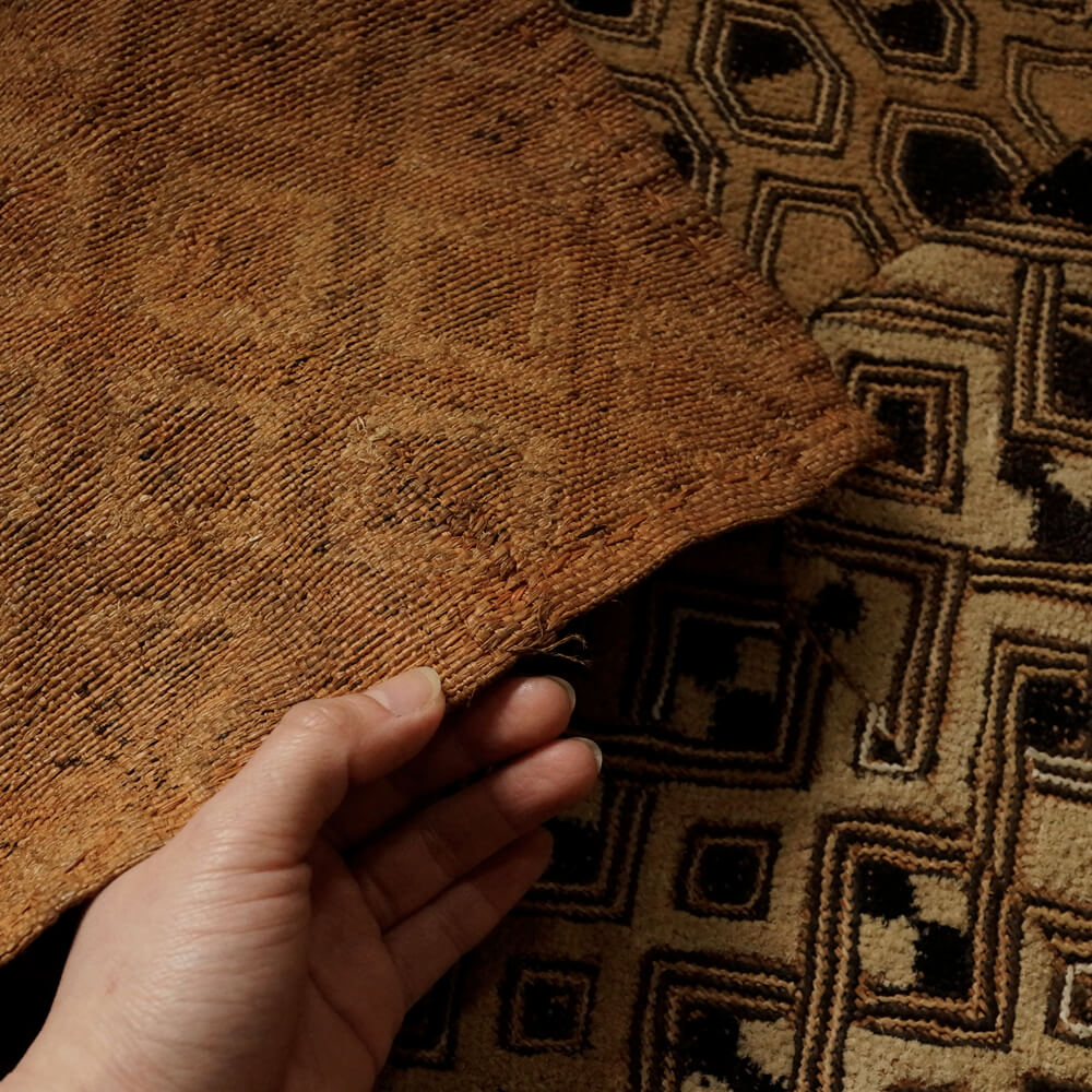 クバ布　アフリカ　民藝　アンティーク　ビンテージ　コンゴ　　柚木沙弥郎 Congo/Kuba/Vintage Raffia Cloth/A - organ-online.com