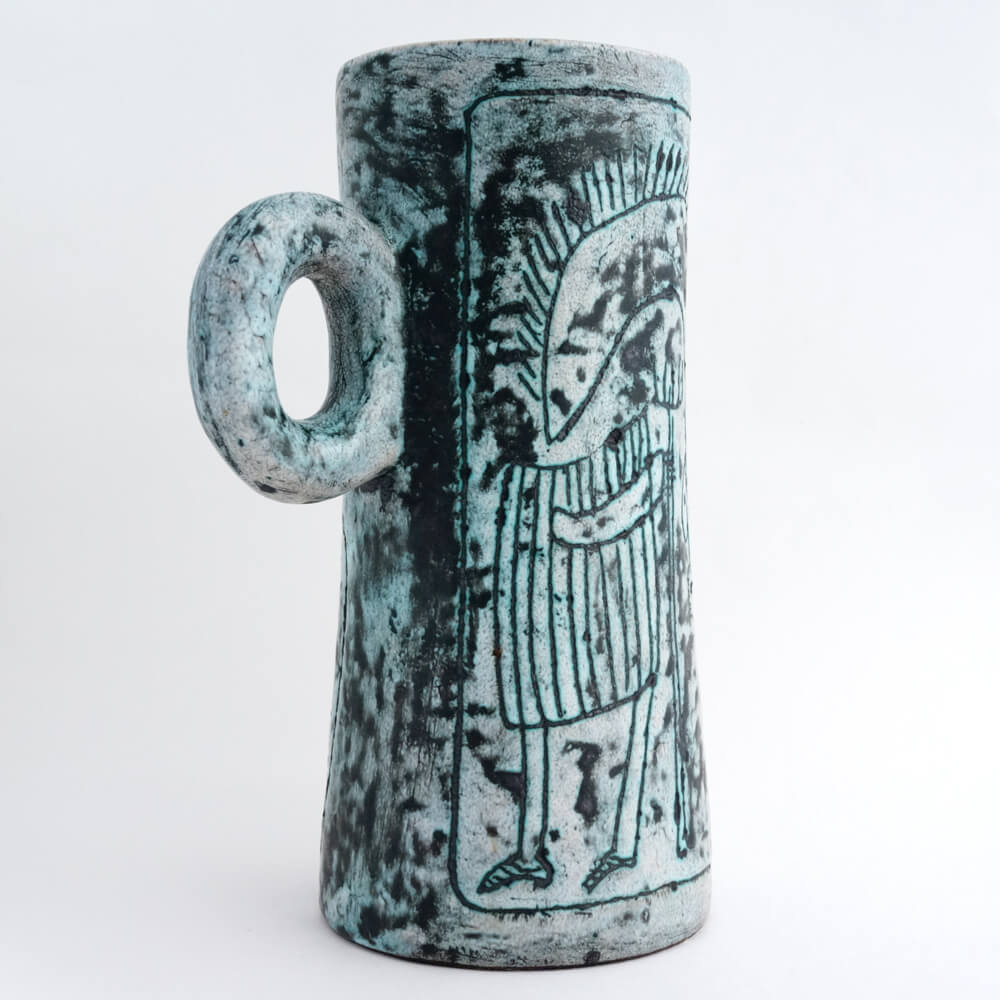 レア Jacques Blin ceramic フランス /リュエラン ペリアン Jacques Blin, Vase in ceramic - JLF Antiquités