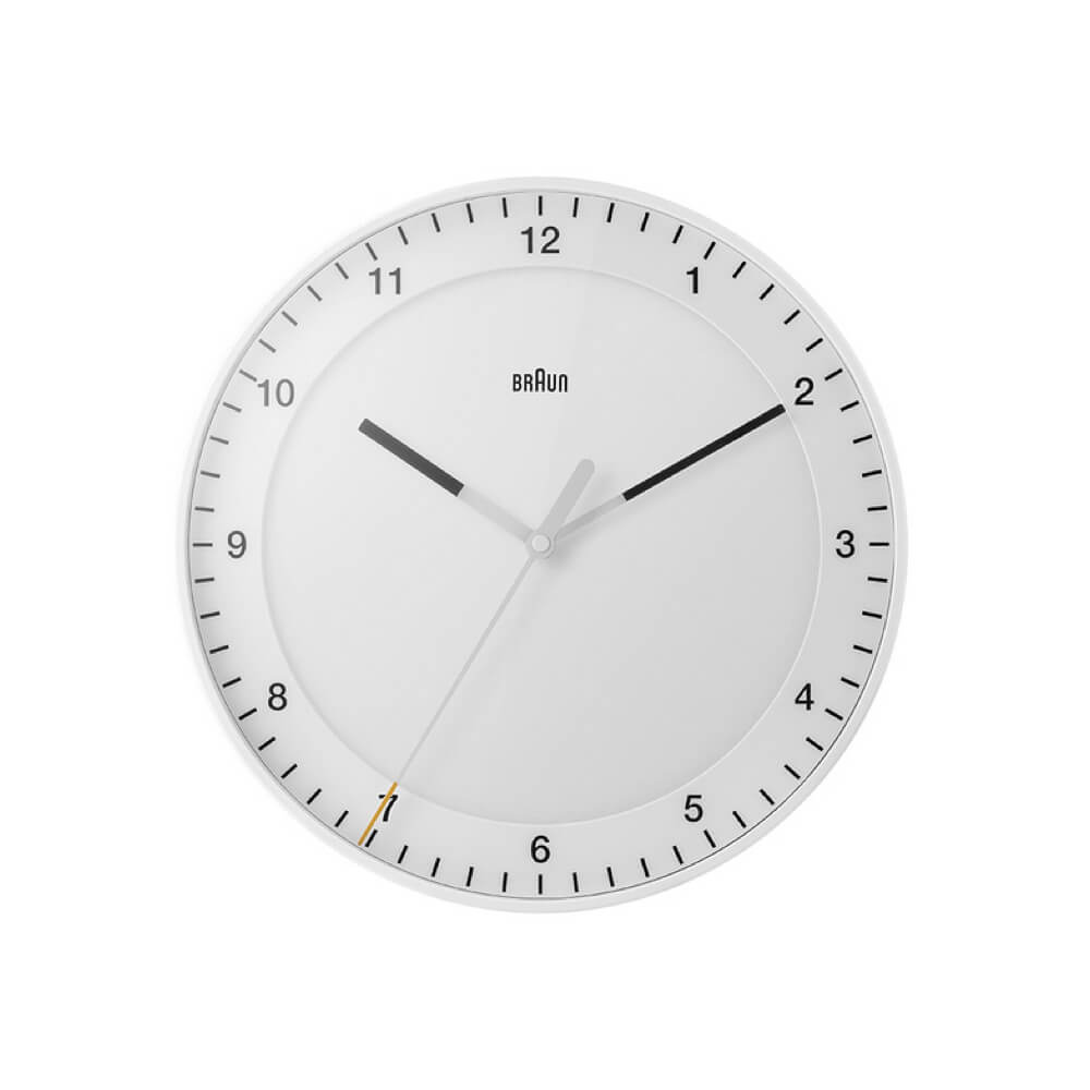BRAUN / Wall Clock BC17 / White - organ-online.com