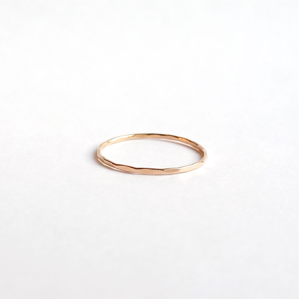 Melissa Joy Manning/Gold Stacking Rings/Pink Gold(11.5号) - organ