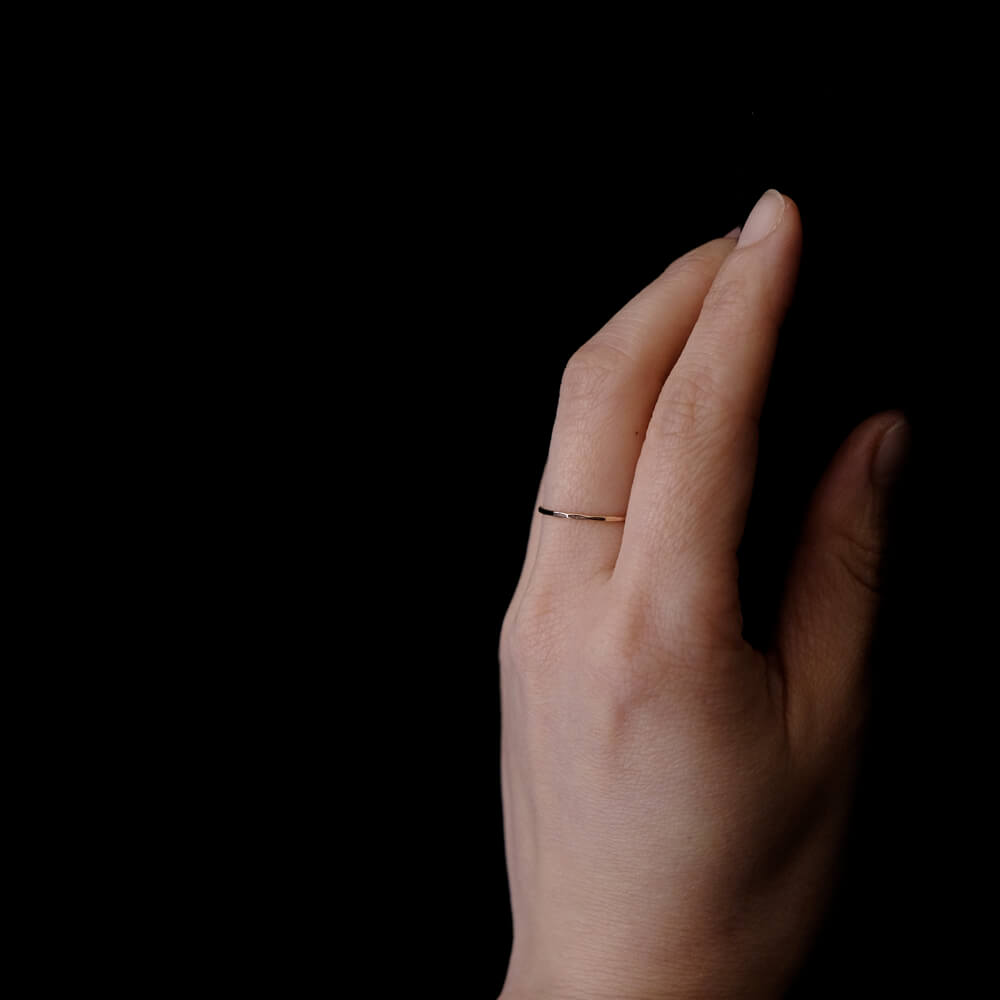 Melissa Joy Manning/Gold Stacking Rings/Pink Gold(11.5号