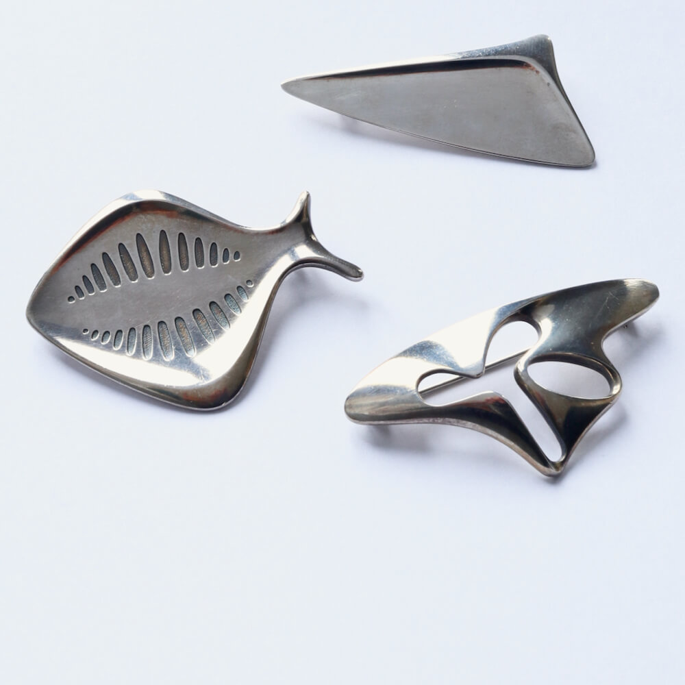 Henning Koppel/ GEORG JENSEN/ Brooch #343 - organ-online.com