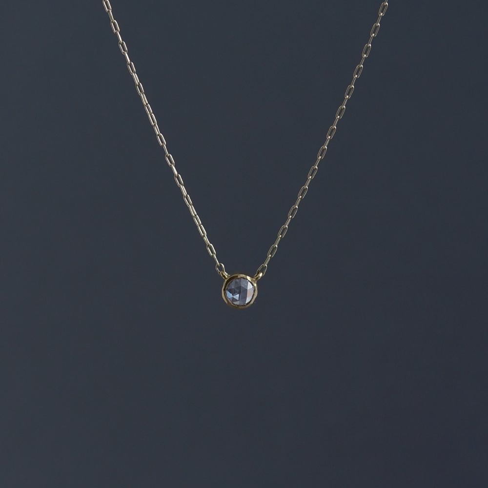 SOURCE objects/4mm Rosecut Diamond Necklace