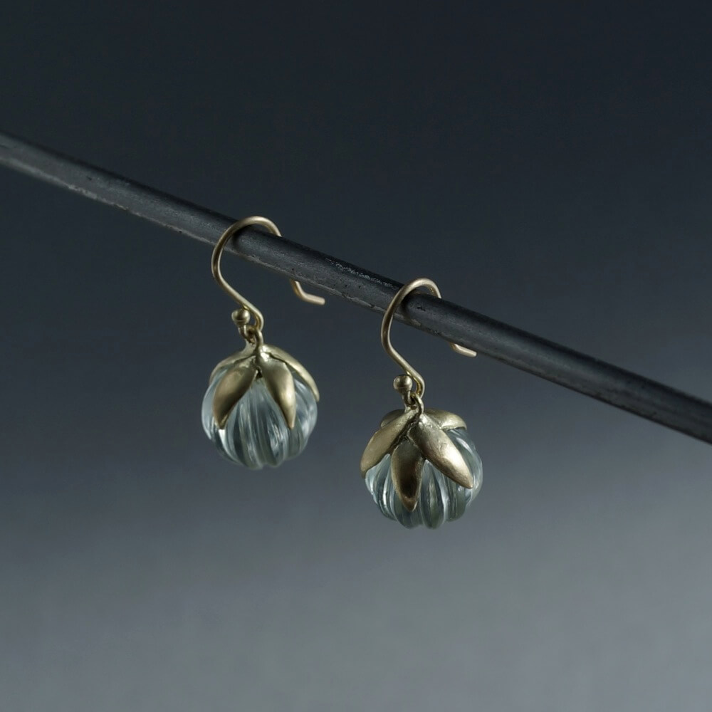 SOURCE objects/Berry Earrings/Green Amethyst - organ-online.com