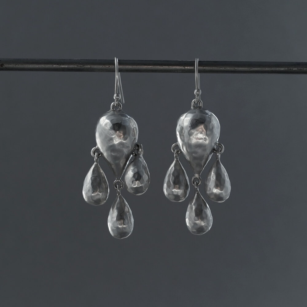 Tej Kothari/Silver Downpour Earrings