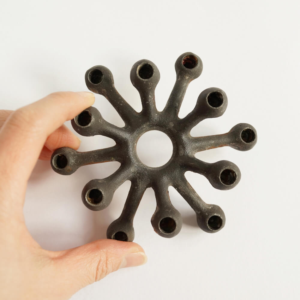 DANSK / Jens H.Quistgaard / Iron Candle Holder - organ DANSK / Jens H.Quistgaard / Iron Candle Holder - organ