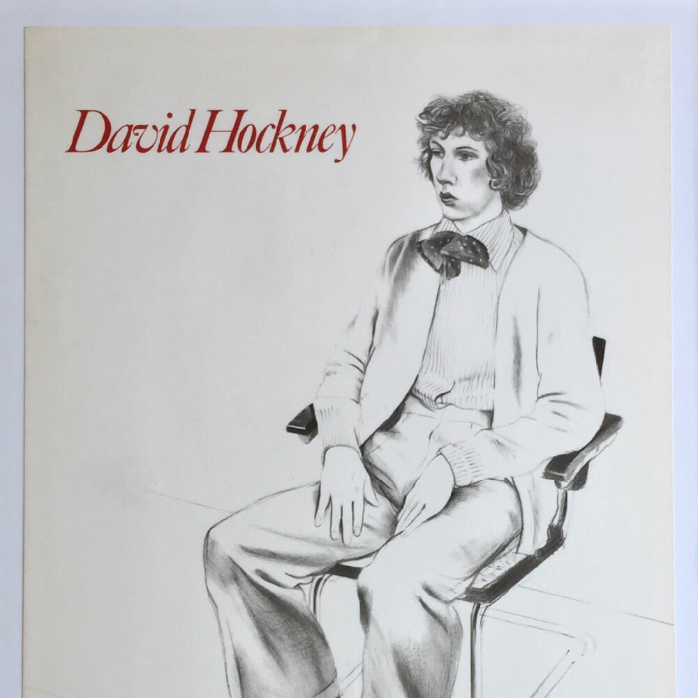 David Hockney / Mourlot / Portrait of Gregory Evans - organ-online.com