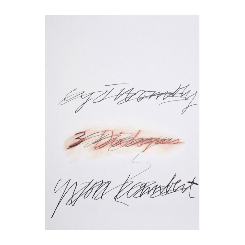 Cy Twombly - Three Dialogues (2) 1977