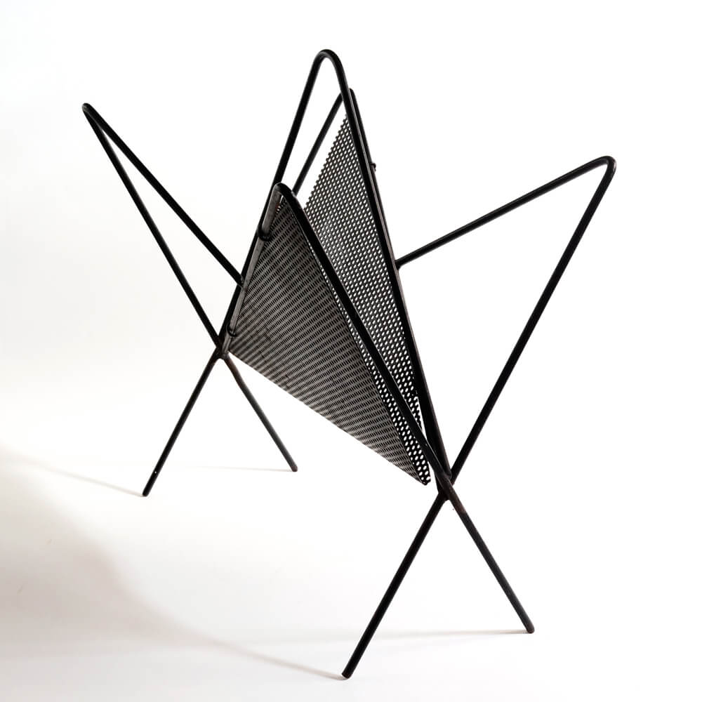 Mathieu Mategot / Magazine Rack / Black - organ-online.com