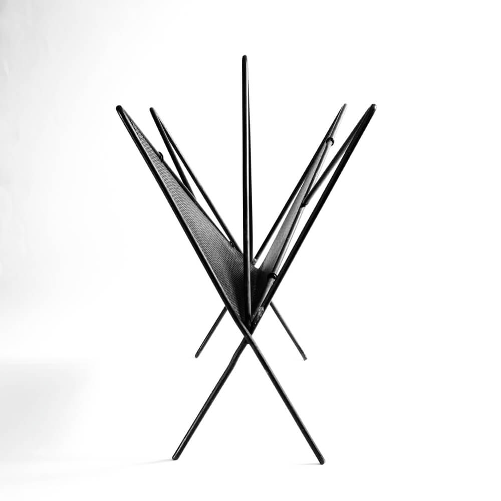 Mathieu Mategot / Magazine Rack / Black - organ-online.com