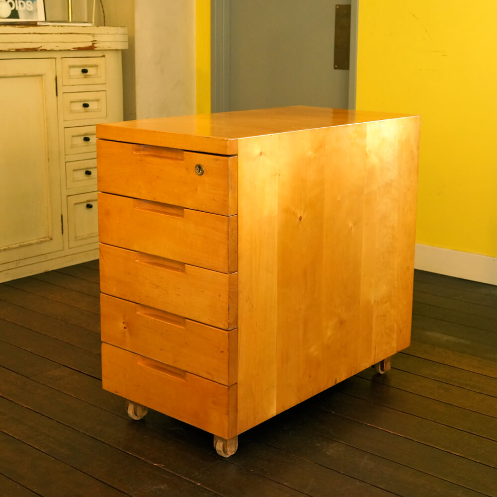 Alvar Aalto / Drawer with caster