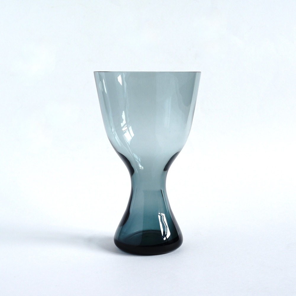 Wilhelm Wagenfeld /  WMF / Glass Vase / トルマリンブルー H173