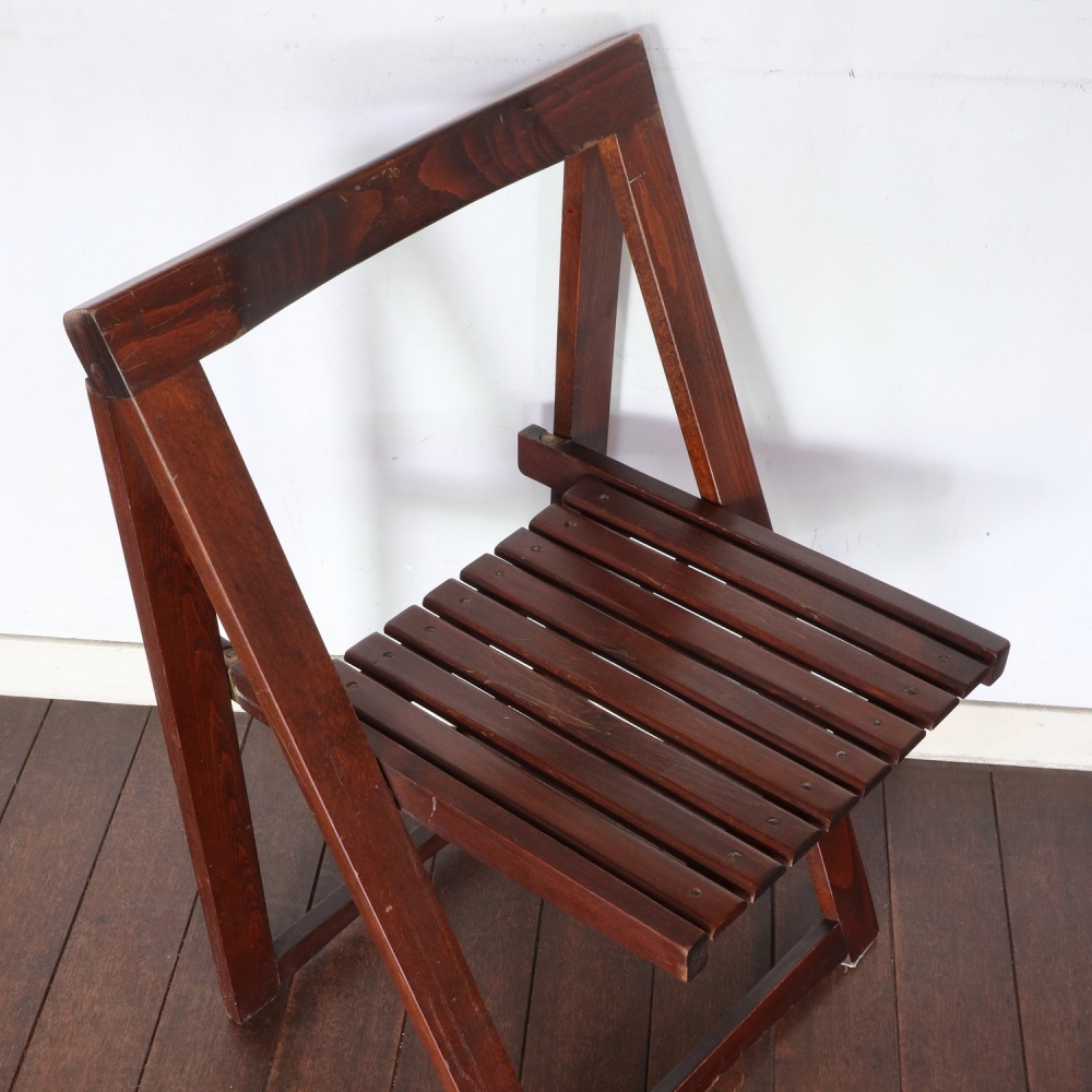 Aldo Jacoberトリエステ折りたたみ椅子4脚セット主な素材木