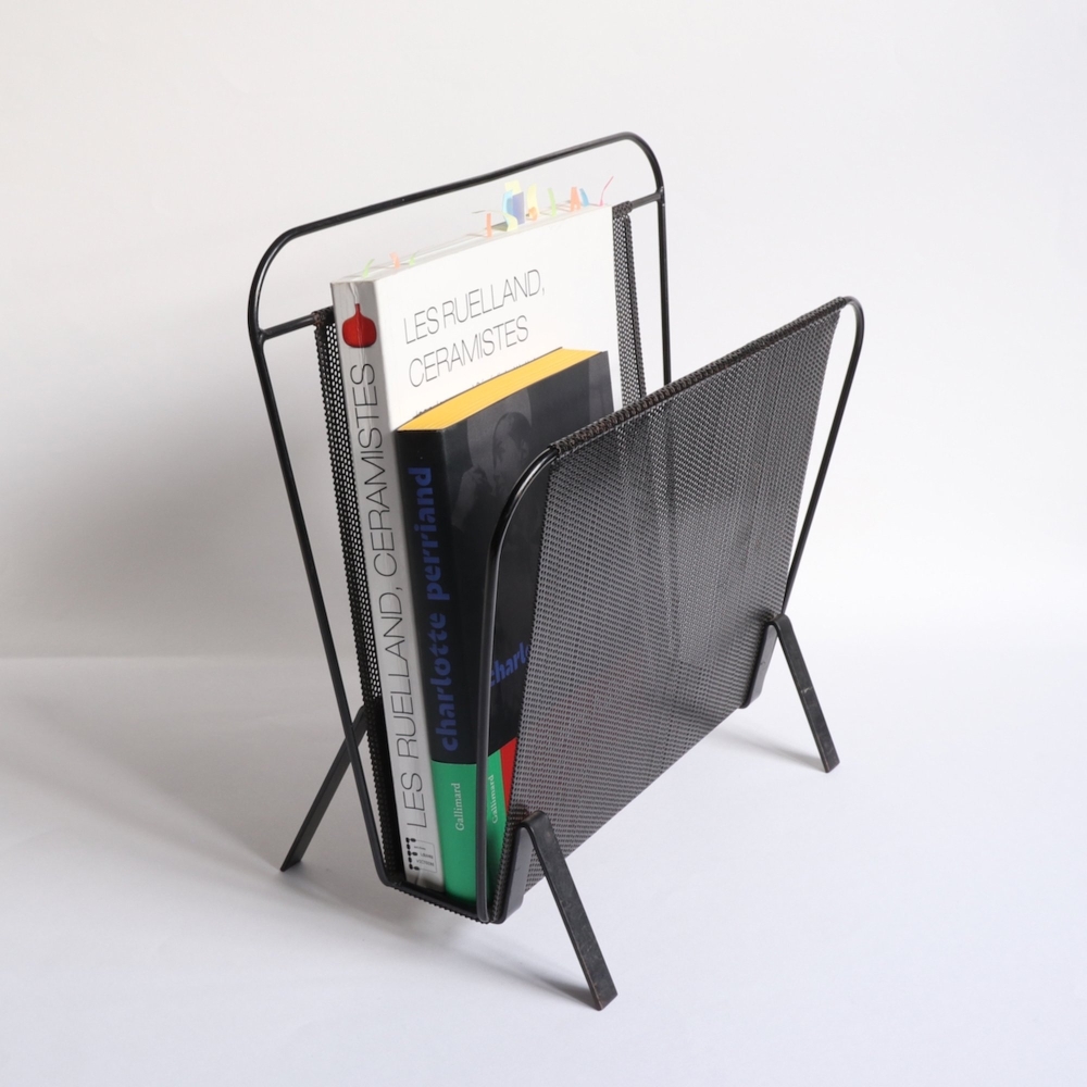 Mathieu Mategot / Magazine Rack / Black - organ-online.com