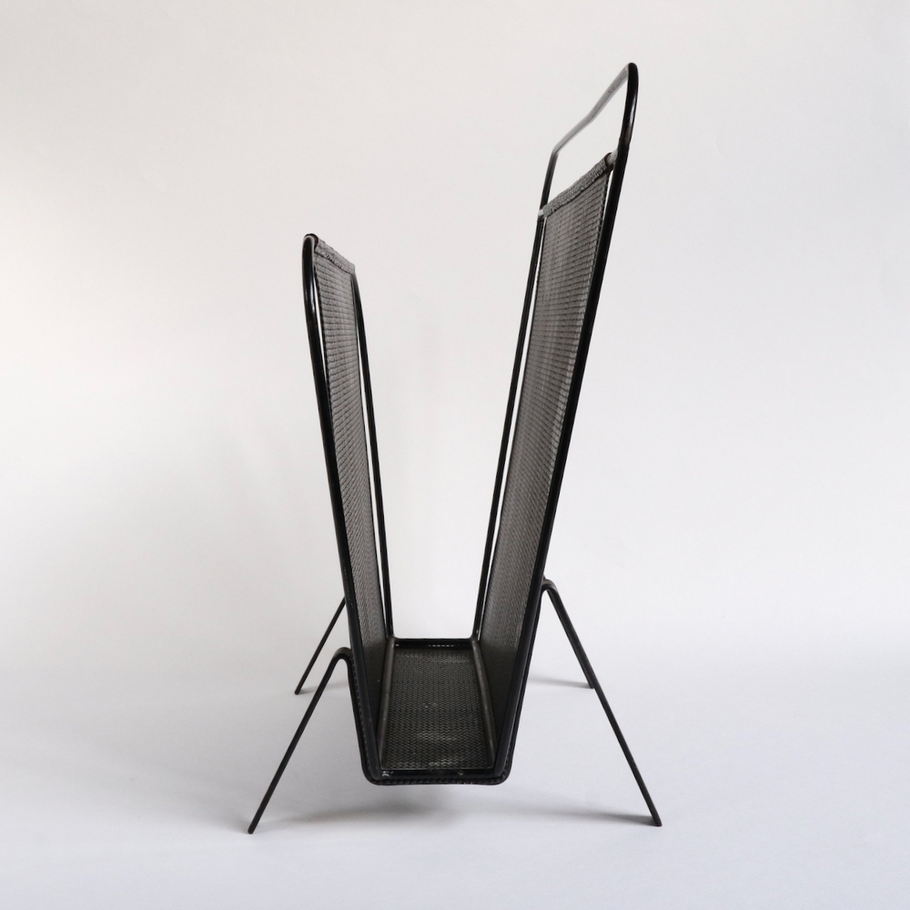 Mathieu Mategot / Magazine Rack / Black - organ-online.com