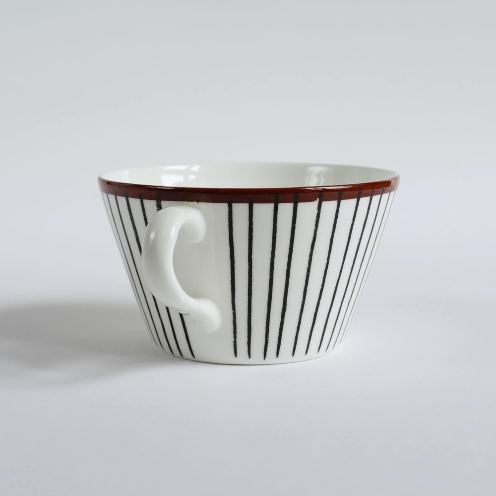 Stig Lindberg Spisa Ribb コーヒーカップ トリオ