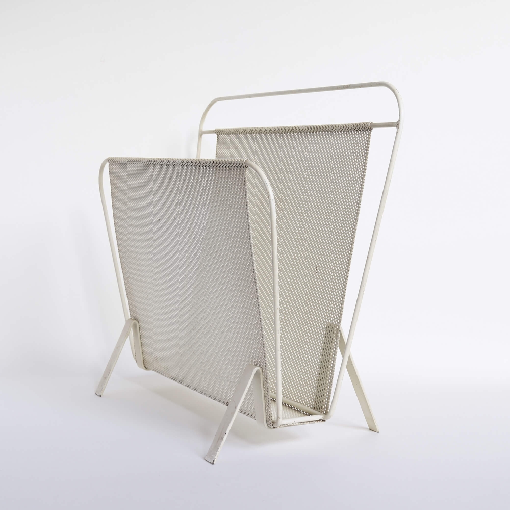 Mathieu Mategot / Magazine Rack / White - organ-online.com