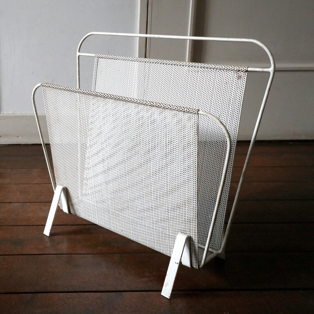 Mathieu Mategot / Magazine Rack / White - organ-online.com