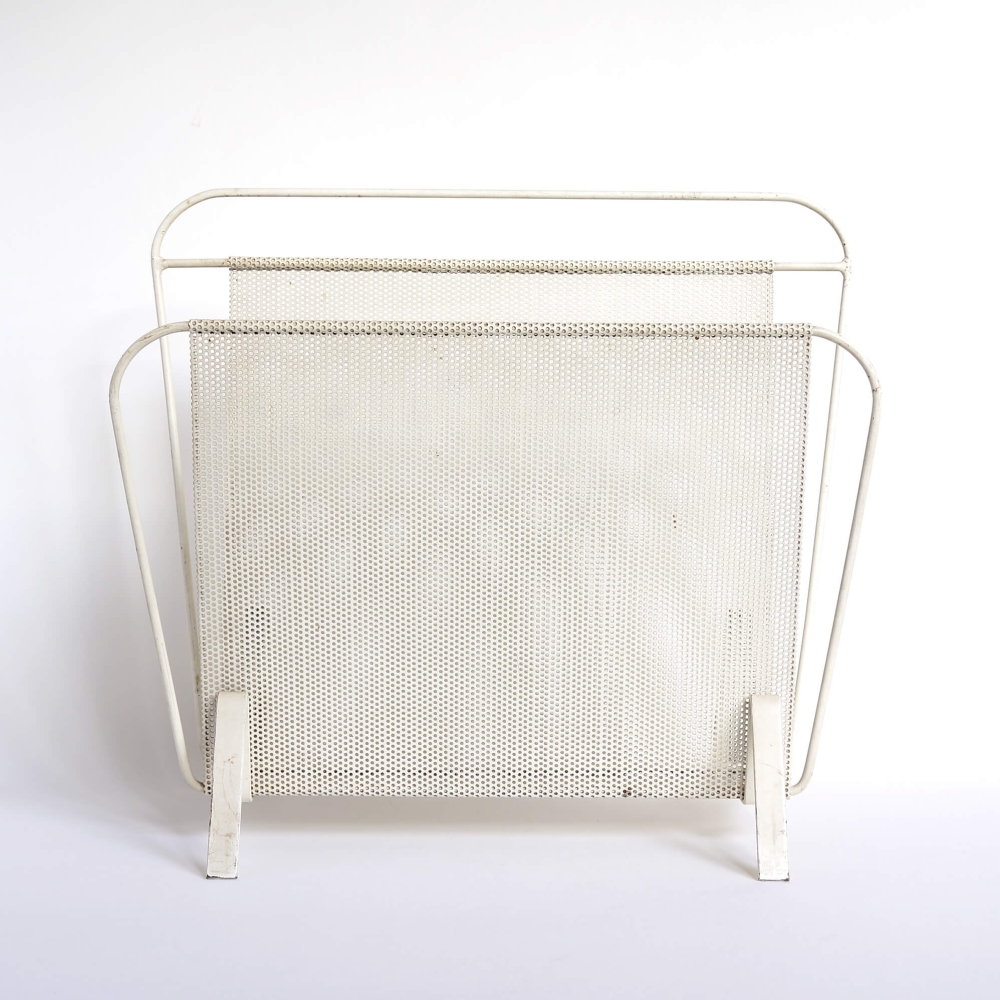 Mathieu Mategot / Magazine Rack / White - organ-online.com