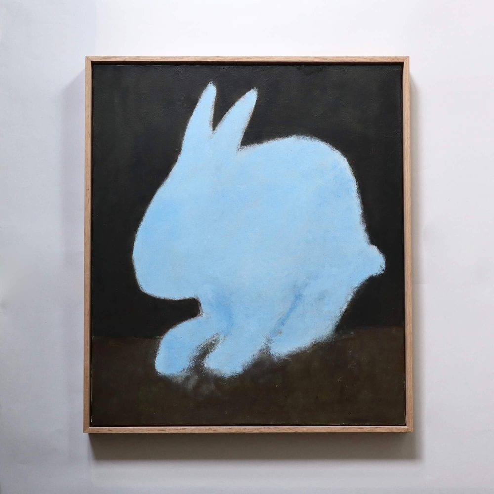ľ / Untamed Bunny _Blue Framed 