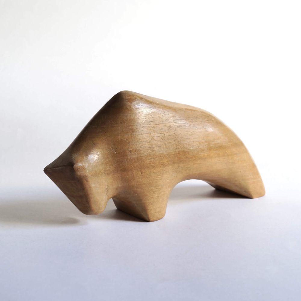 Wooden Object / Bison