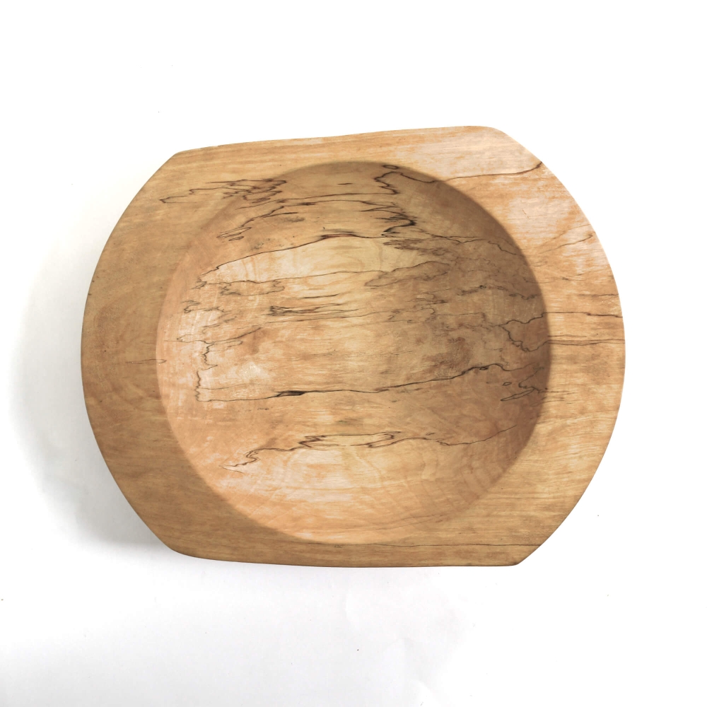 Finnish Wooden Craft/ Curly Birch bowl