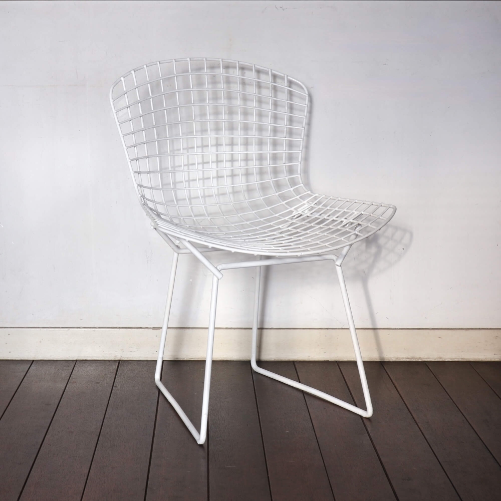 Harry  Bertoia / Knoll / Wire chair /White