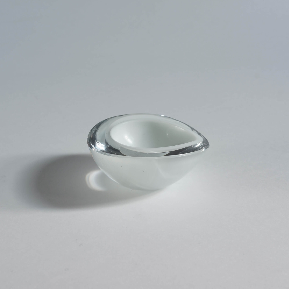 Kaj Franck/Nuutajarvi/KF211/Chestnut bowl (White) - organ-online.com