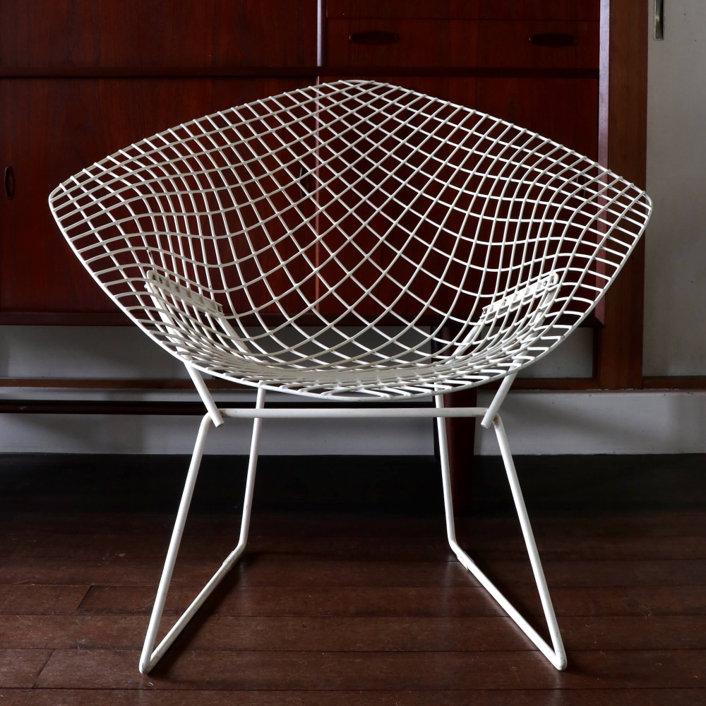 Harry Bertoia / Knoll / Small Diamond Chair / White - organ-online.com