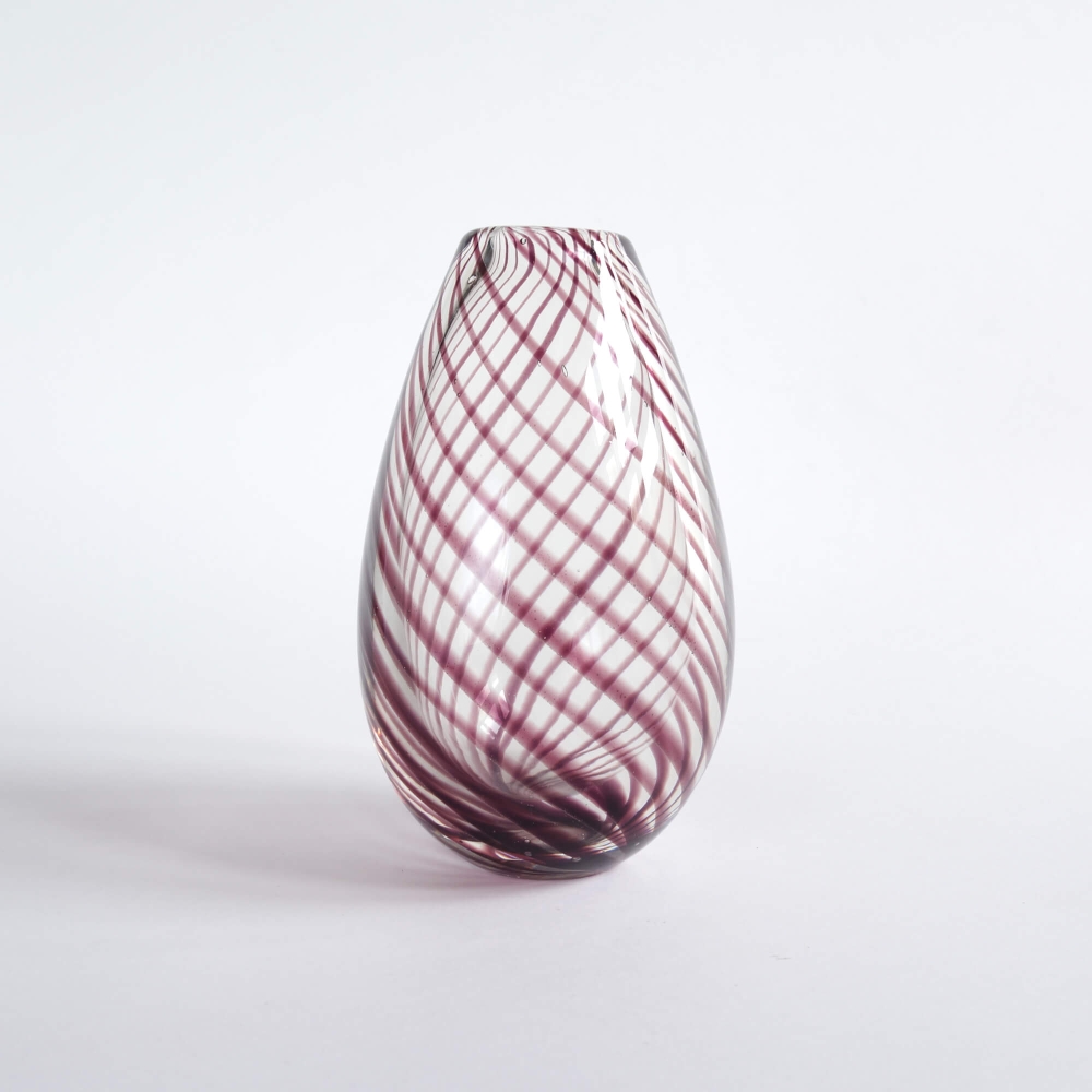 Anonymous / Spiral Glass Vase