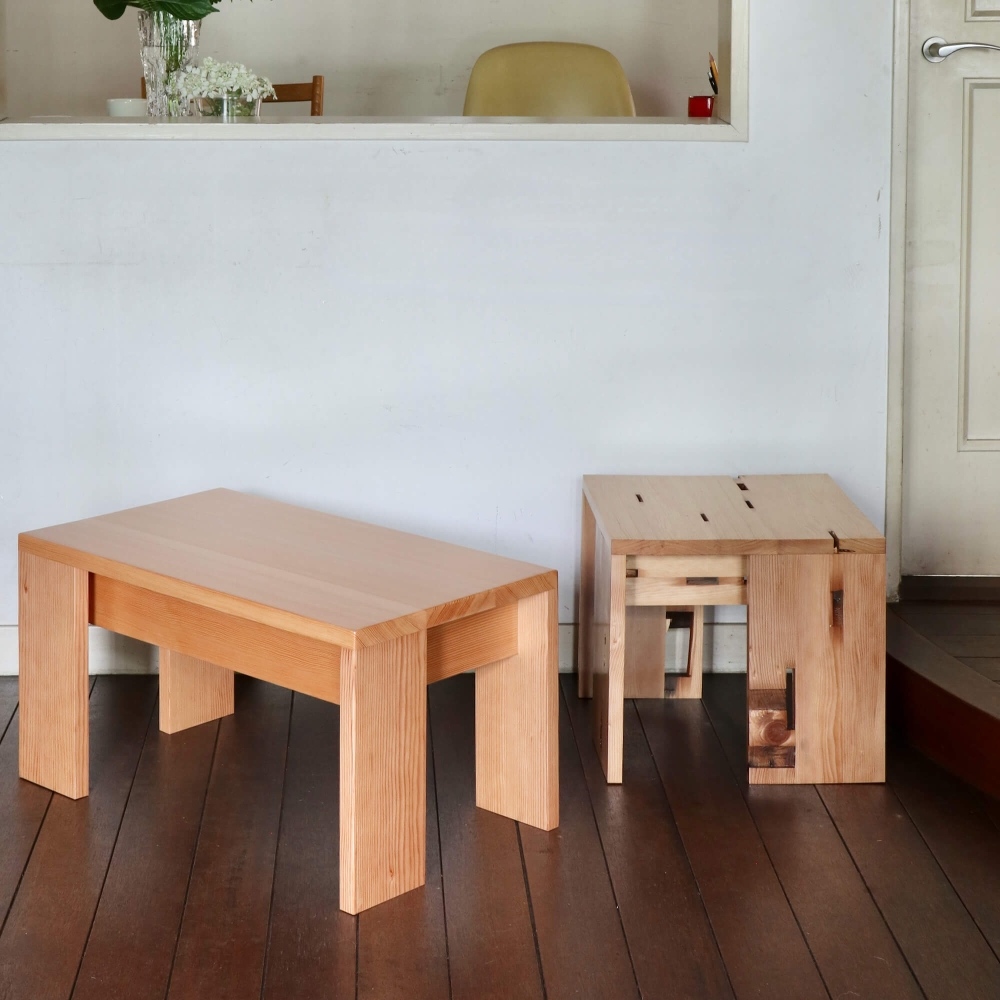ODD High stool wood seat / オッドハイスツール ウッド座面
