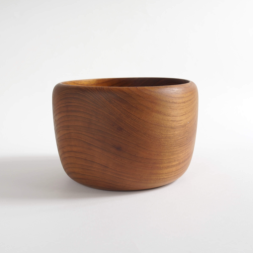 Swedish Wooden Craft / Teakwood Bowl _B