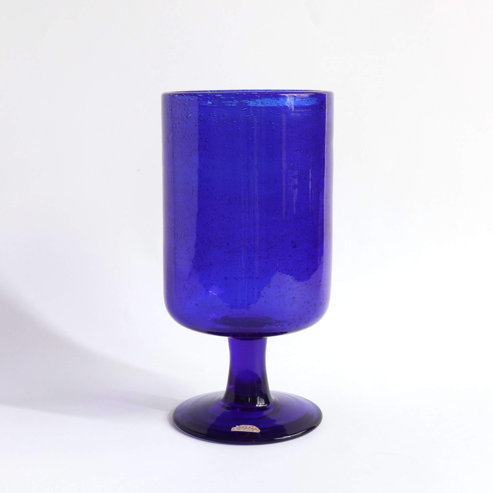 Erik Hoglund / Goblet style vase(Blue) /Boda