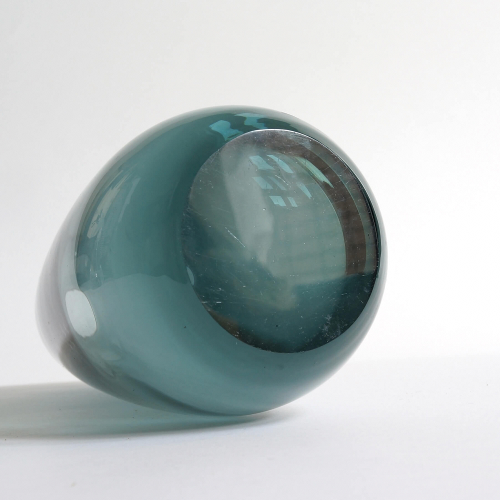 Wilhelm Wagenfeld / WMF / Glass Vase / トルマリンブルー H225