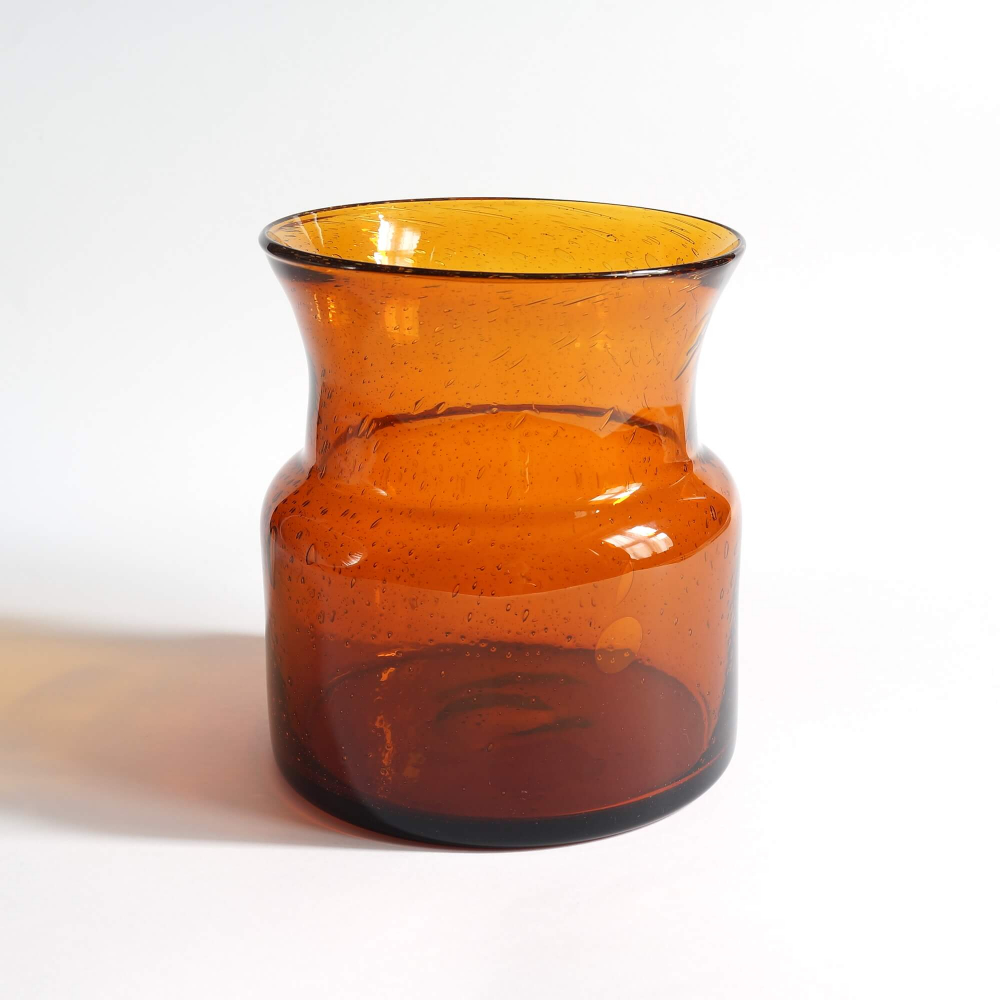 Erik Hoglund / HAND MADE VASE / Amber