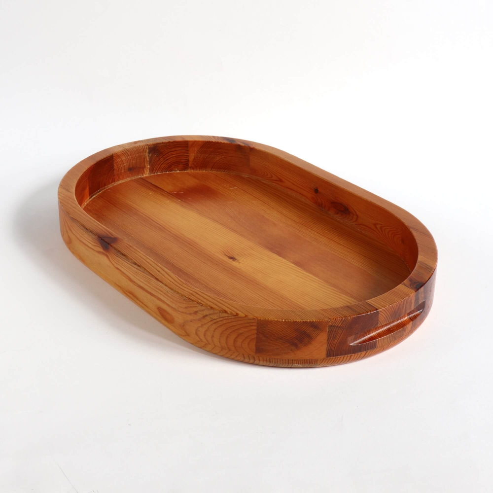 <img class='new_mark_img1' src='https://img.shop-pro.jp/img/new/icons7.gif' style='border:none;display:inline;margin:0px;padding:0px;width:auto;' />Swedish Wooden Craft / Pine oval tray / SMÅLANDSSLÖJD