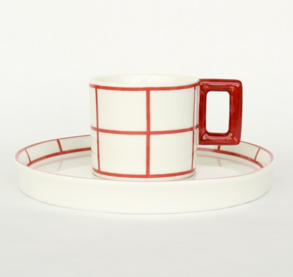<img class='new_mark_img1' src='https://img.shop-pro.jp/img/new/icons39.gif' style='border:none;display:inline;margin:0px;padding:0px;width:auto;' />Vlastislav Hofman / Cup & Saucer 1911_Red