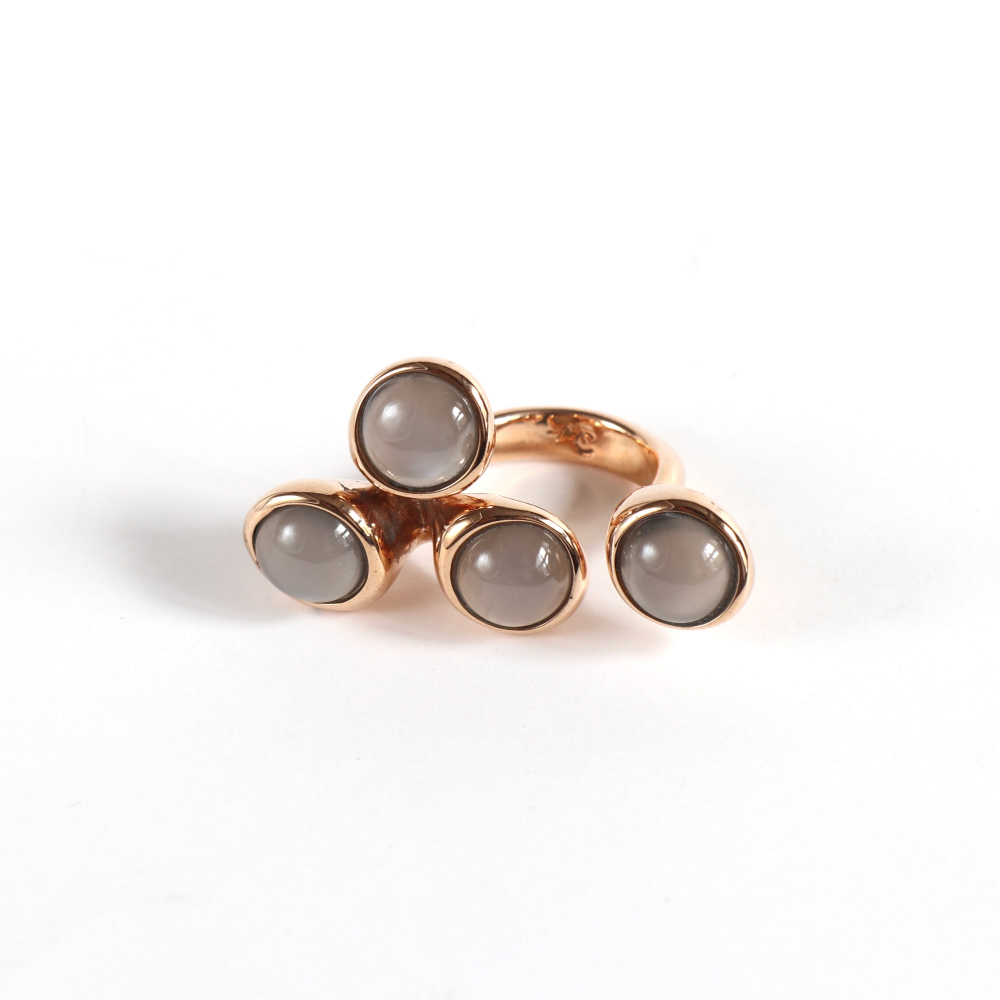 Monica Castiglioni / PU_02(Bronze+Grey moonstone)