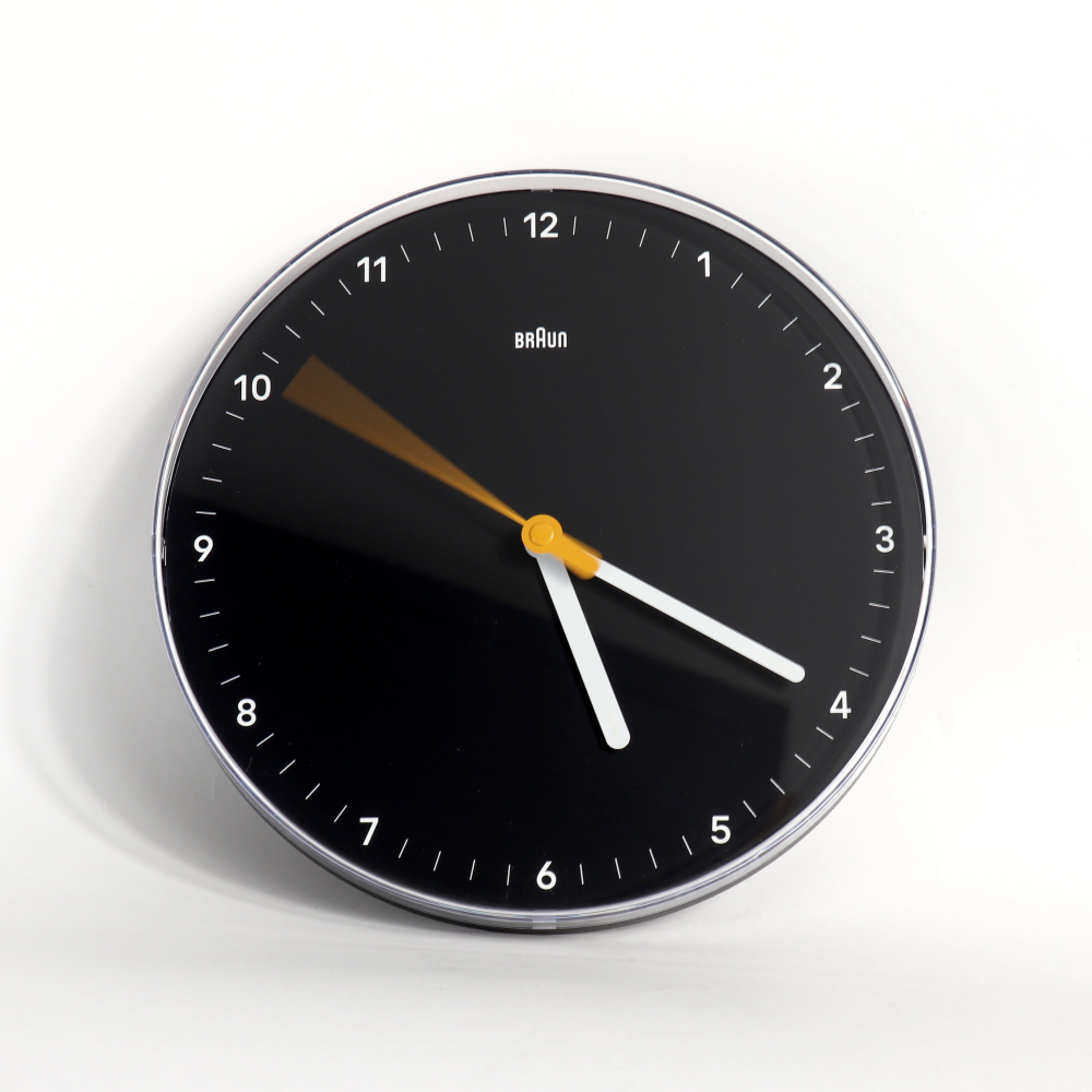 BRAUN / Wall Clock BC26 / Black
