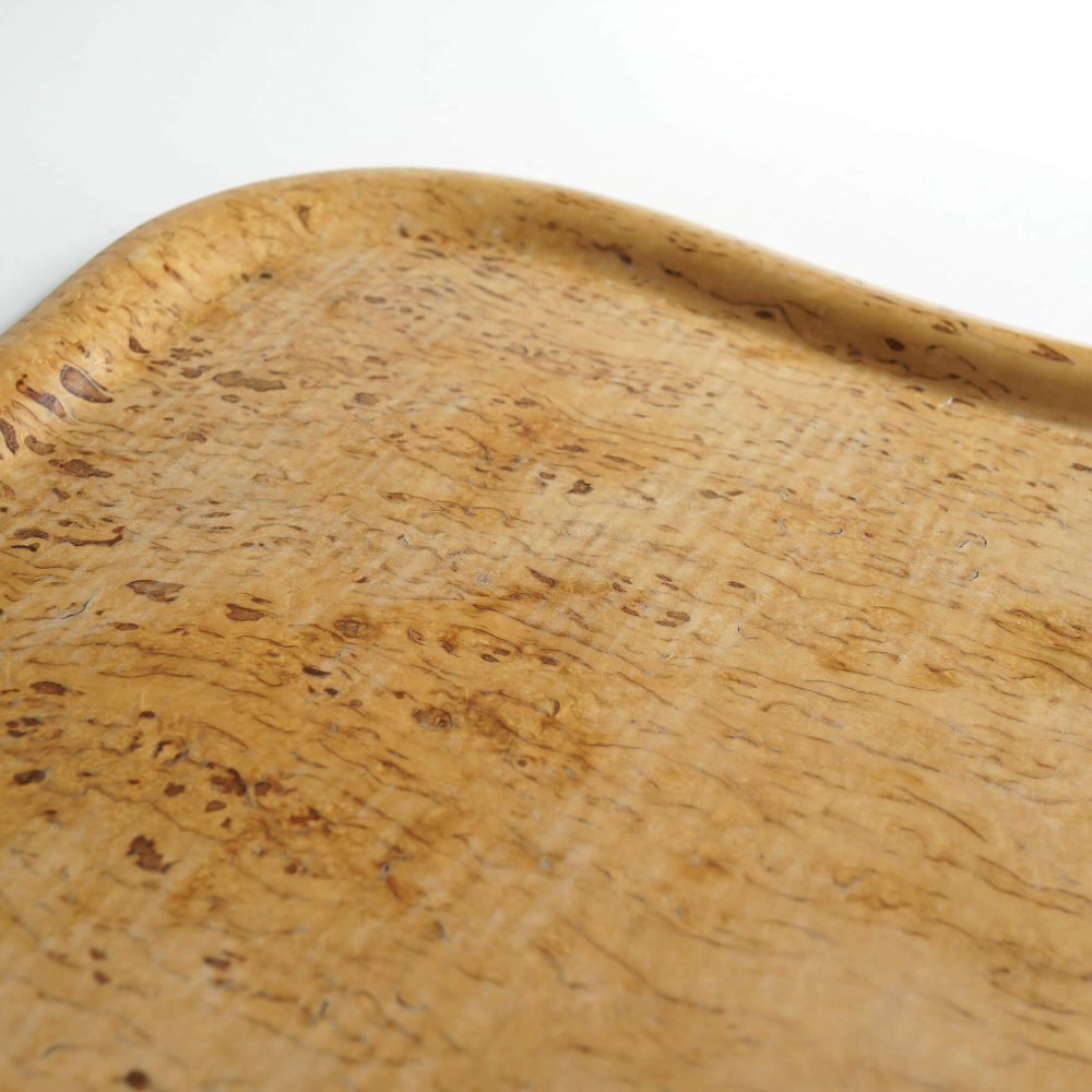 Tapio Wirkkala / Plywood Tray M /Curly Birch / Soinne & Knioy