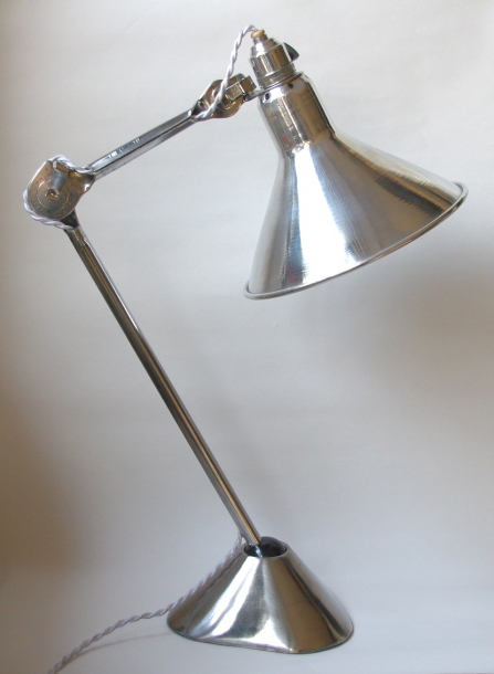 Gras Ravel / Lamp Model 205 nickel-plated 