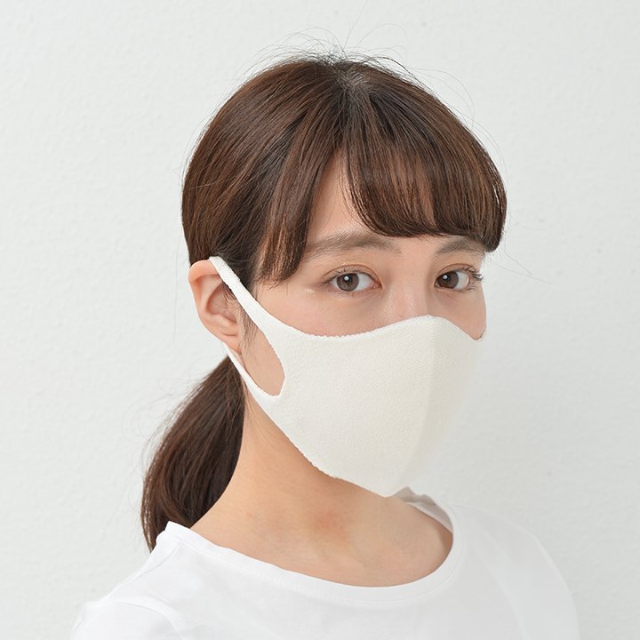 オーガニックコットンマスク 洗えるシルクマスク ３D立体 ｜日本製