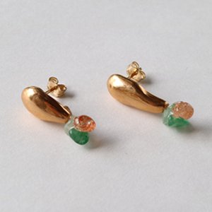 Tenpchipierced earrings / 125