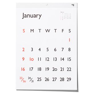 D-BROS　カレンダー 2022　Typeface Carendar『Gill Sans』