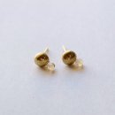 Tenpchi　pierced earrings / 誕生石 11月・シトリン